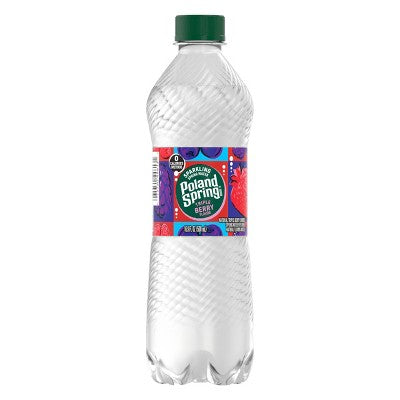 Poland Spring Triple Berry Flavored Sparkling Water - 8pk/16.9 fl oz Bottles