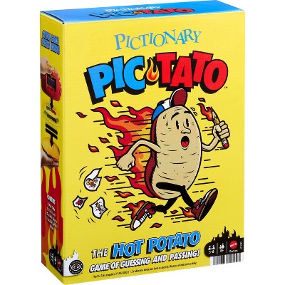 Pictionary Pic-Tato Hot Potato Game, Talks and Plays Music, Family Game for Kids, Adults and Game Night