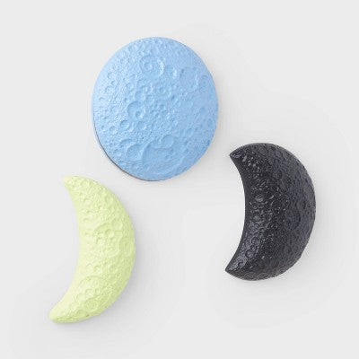 3pc Resin Moon Kids' Wall Decor Set - Pillowfort (LOCAL PICKUP ONLY)