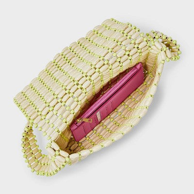 Wood Bead Shoulder Bag - Universal Thread Brown/Green