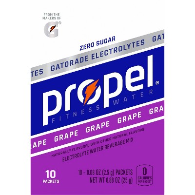Propel Grape Sports Drink Mix - 10ct/.88oz