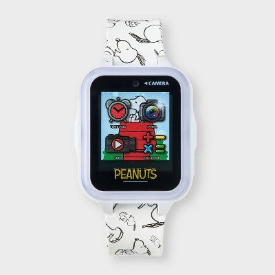 Kids' Snoopy Light Up Interactive Watch - White