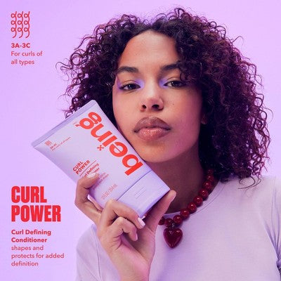 being Curl Power Conditioner - 3oz: Basic Conditioning, Cream Form, Travel Size