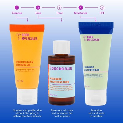 Good Molecules Winter Glow Skincare Essentials Gift Set - 3pc