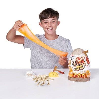 Robo Alive Fossil Find Amber Adventure by ZURU: Dinosaur Figure Playset with 6 Pieces