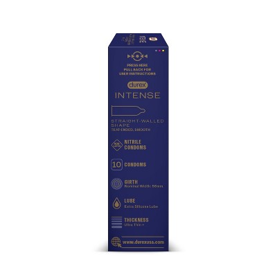 Durex Intense Nitrile Condoms - 10ct