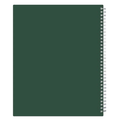 BlueSky 2025 Weekly/Monthly Planner 11.18"x9.37" Wirebound Deep Forest Green Arrows: Adult Stationery, Tabs, Paper