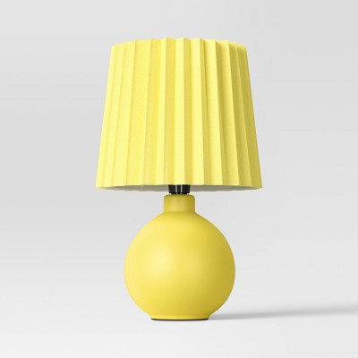 Mini Ceramic Lamp Yellow - Room Essentials