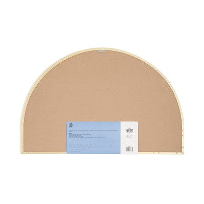 U Brands 15"x23" Metal Frame Arch Dry Erase Board Gold: Magnetic Whiteboard, Wall Mount, Includes Hardware (LOCAL PICKUP ONLY)