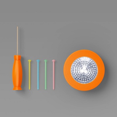 410pc Stick and Poke Light Up Peg Halloween Decorative Kit - Hyde and EEK! Boutique