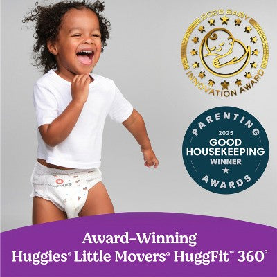 Huggies Little Movers HuggFit 360 Pull On Diapers -Size 3 - 136ct