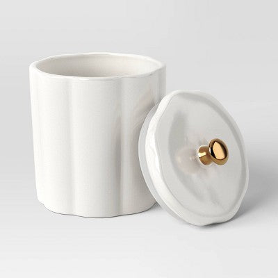 Medium Ribbed Food Storage Canister - Threshold