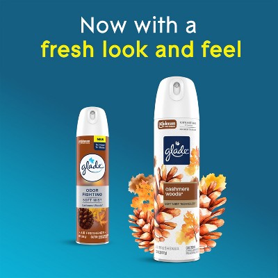 Glade Aerosol Air Fresheners - Cashmere Woods - 7.3oz