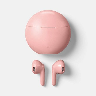 True Wireless Bluetooth Earbuds - heyday Peach Orange: Polyurethane Ear Cushion