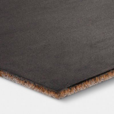 1'4"x2'4" Crosshatch Rectangle Outdoor Door Mat White - Room Essentials (LOCAL PICKUP ONLY)