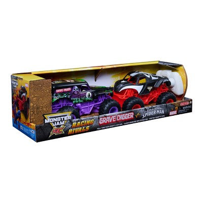Monster Jam Racing Rivals, Official Grave Digger Vs. The Amazing Spiderman RC