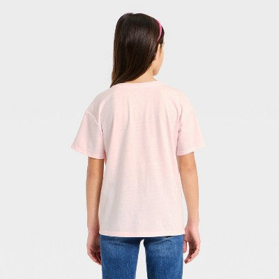 Girls' Miffy Valentine's Day Short Sleeve Graphic T-Shirt Pink M