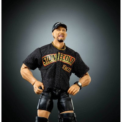WWE Elite "Stone Cold" Steve Austin Action Figure, Series #122, 6" Collectible with Accessories