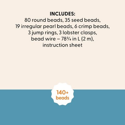 140+ Blue and Green Fashion Bead Kit - Mondo Llama