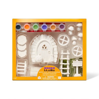 Halloween Craft Ceramic Pumpkin Decor Painting Kit - Mondo Llama