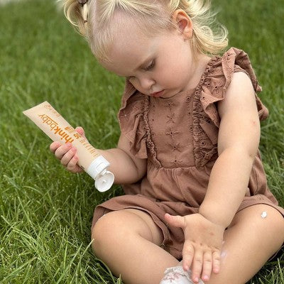 thinkbaby Clear Sunscreen for Sensitive Skin with Non-Nano Zinc Oxide, UVA/UVB Protection - Water Resistant - SPF 50 - 3 fl oz