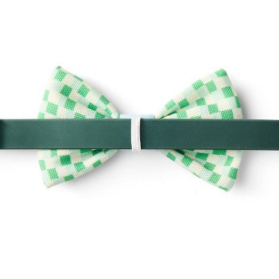 Dog and Cat Bowtie Set - Stripes/Checkerboard - The Cuddle Collab with Maple Cat