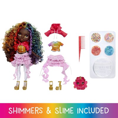 Rainbow High Rainbow Shimmers with Slime - Iris, Rainbow 11"