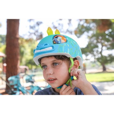 Raskullz Stego Hawk Child Helmet - Blue/Yellow