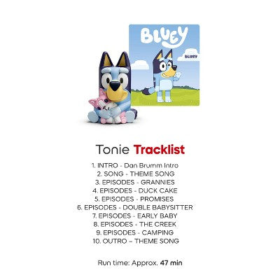 tonies Bluey Tonie Figurine - 3 pack Set