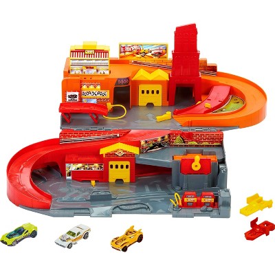 Hot Wheels City Sto & Go Refresh Toy Vehicle Playset - 6pk HOT ONES (LOCAL PICKUP ONLY)