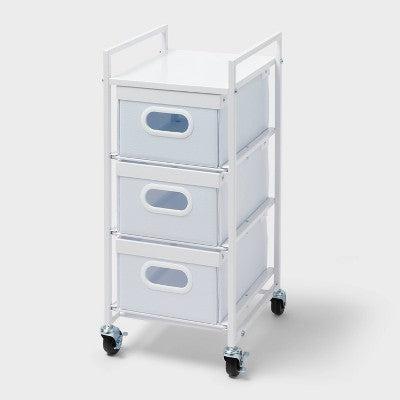 3 Drawer Narrow Cart on Wheels - Brightroom (LOCAL PICKUP ONLY)