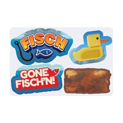 PhatMojo Fisch Collectible Action Figure Playset: Includes Four PVC Figures, Games Theme