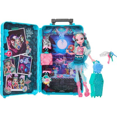 Monster High Skulltimate Secrets Gore-geous Oasis Playset, Lagoona Blue Doll and Accessories