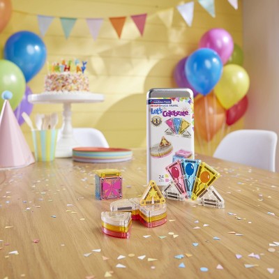 MAGNA-TILES MicroMAGS Travel Set - Let's Celebrate Birthdays