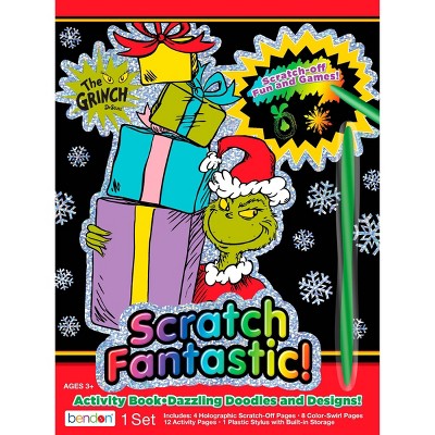 Bendon Licensed Scratch Art The Grinch