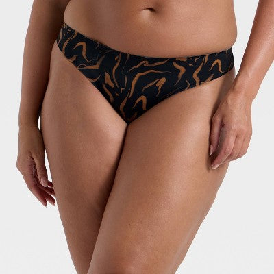 Women's Luxury Collection Bonded Invisible Edge Thong Underwear S