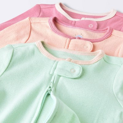 Baby Girls' Layette Gifting Bundle - Cloud Island Pink 3-6M