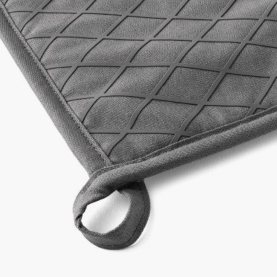 2pk Potholder Dark Gray - Figmint