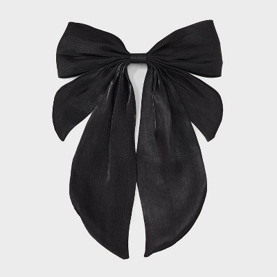 Bow Hair Barrette - A New Day Black