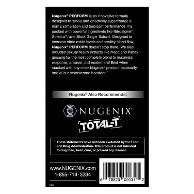 Nugenix Perform Sexual Vitality Booster Tablets - 30ct