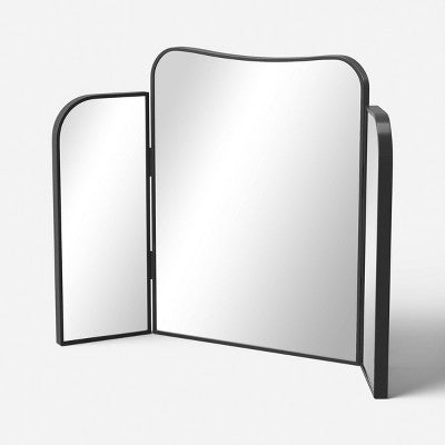 30"x20" Table Top Tri Fold Mirror - Room Essentials (LOCAL PICKUP ONLY)
