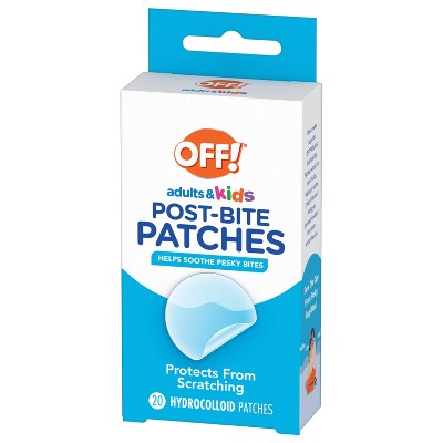 OFF! Adults & Kids Mosquito Bite Relief Patch Anti-Itch Treatment - 20ct