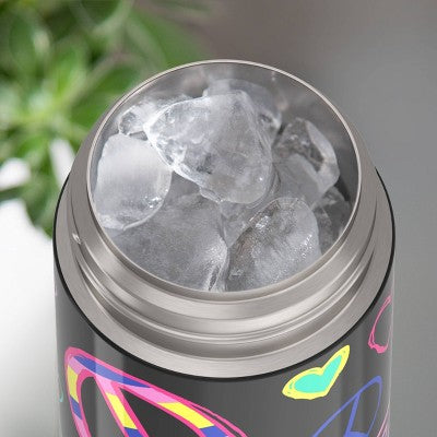 Thermos Kids' 12oz Stainless Steel FUNtainer Water Bottle with Bail Handle - Peace