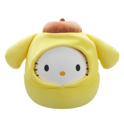 Hello Kitty 8" Squishmallows Plush in Pompompurin Hoodie