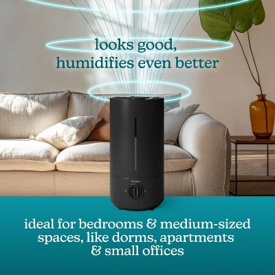 HoMedics Ultrasonic Cool Mist Humidifier with Dishwasher-Safe Components