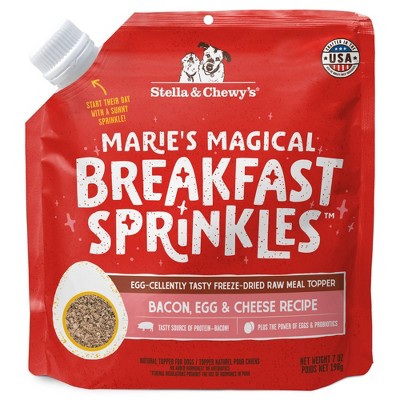 Stella & Chewy's Pork and Bacon Flavor Sprinkles Dry Dog Food - 7oz