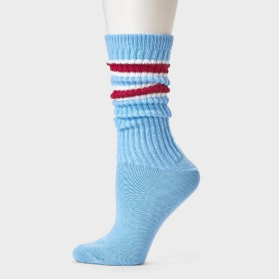 Women's 2pk Slouch Socks - Wild Fable Navy Blue 4-10