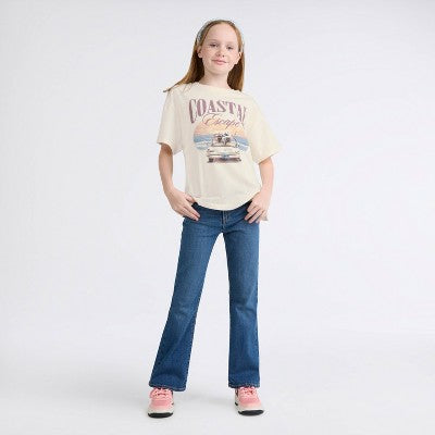 Levi's Girls' 'Coastal Escape' Oversized T-Shirt - Off-White XS