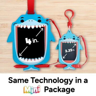 Boogie Board Scribble Pals Mini Unicorn 2.25" LCD Writing Tablet Keychain for Kids, Reusable Mess-Free Doodle Toy, Travel Drawing Pad, Ages 3+
