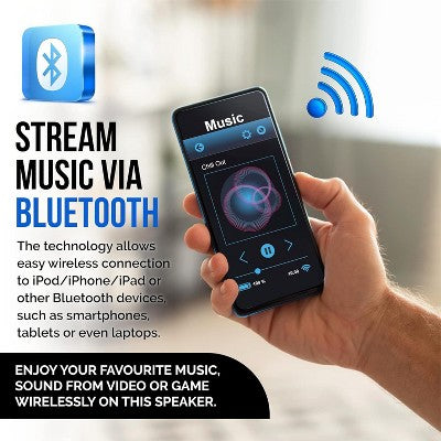 PHILIPS Portable CD Player Boombox – Bluetooth, USB, MP3, Cassette, FM Radio, Bass Boost, Digital Display, Powerful Sound